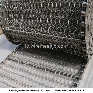 Sabuk Conveyor Logam Stainless Steel